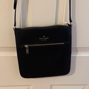 Kate Spade Elegant Black Crossbody Bag brand new. Worn once